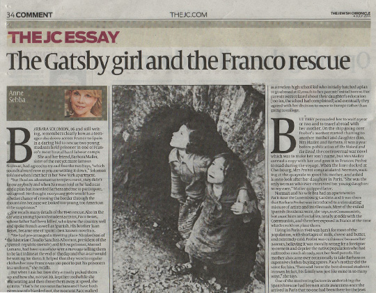 The Gatsby Girl and the Franco Rescue