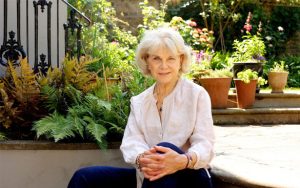 Anne, pictured at home in London, finds travelling and giving talks about her books ‘hugely stimulating’ Credit: Clara Molden