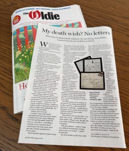 Death to condolence letters